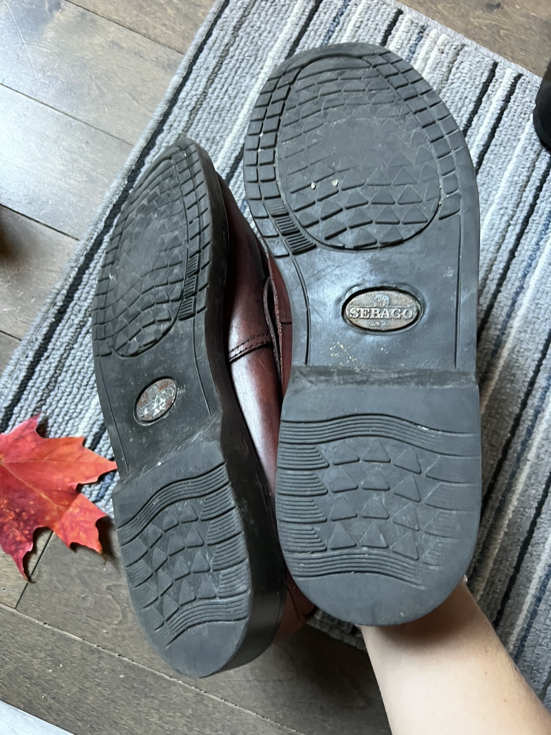 Mens leather shoes 10 - photo 2