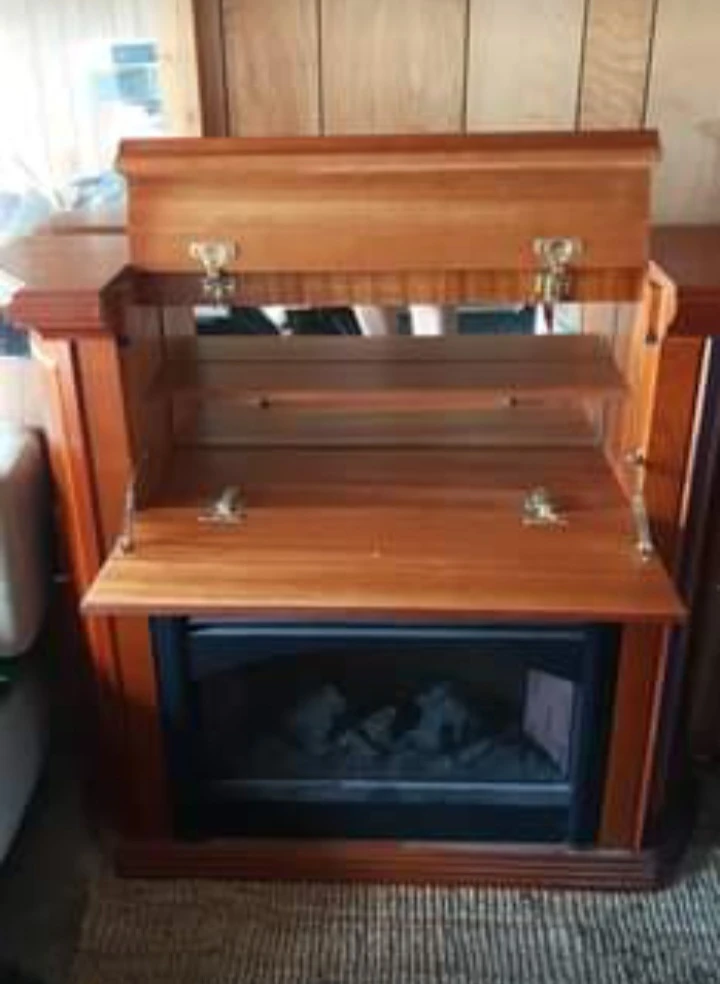 Electric Fireplace with Bar image indicator(2)