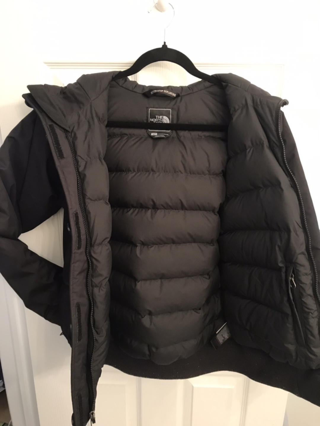 The North Face Goose Down Feather Bomber Jacket - Women’s Small image indicator(2)