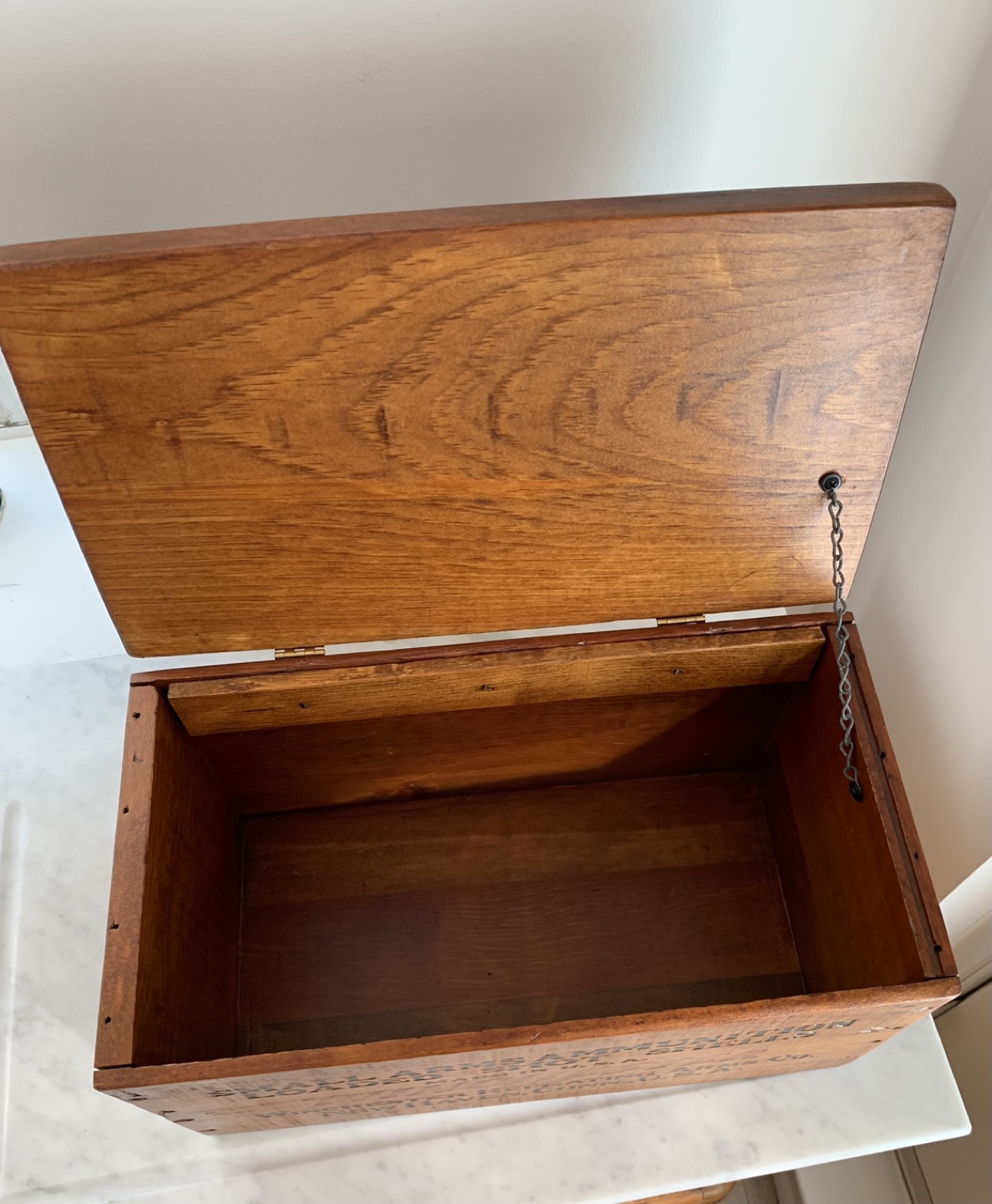 Winchester Rifle box. Refinished. Beautiful! image indicator(5)