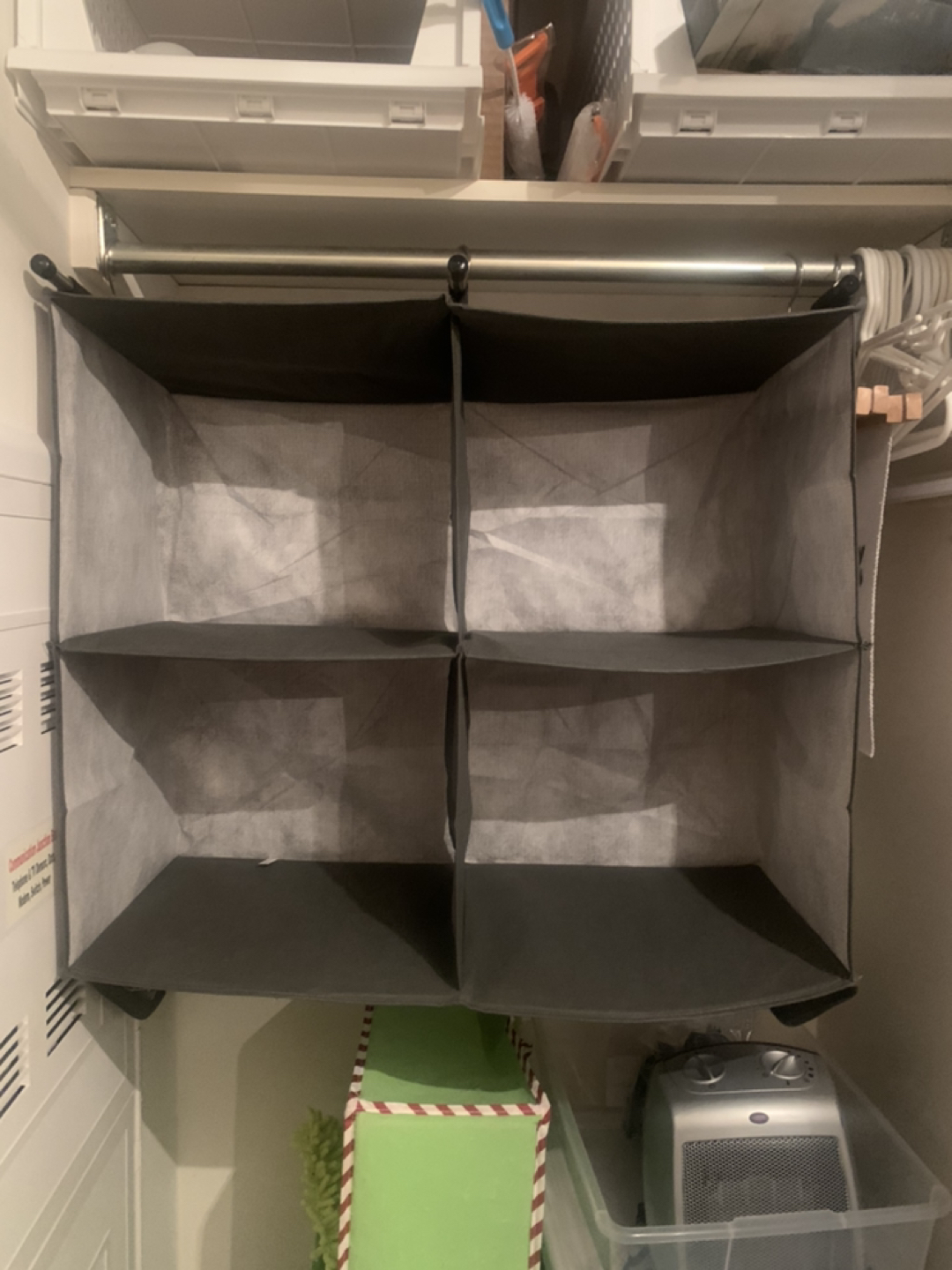 Hanging closet organizer thumbnail