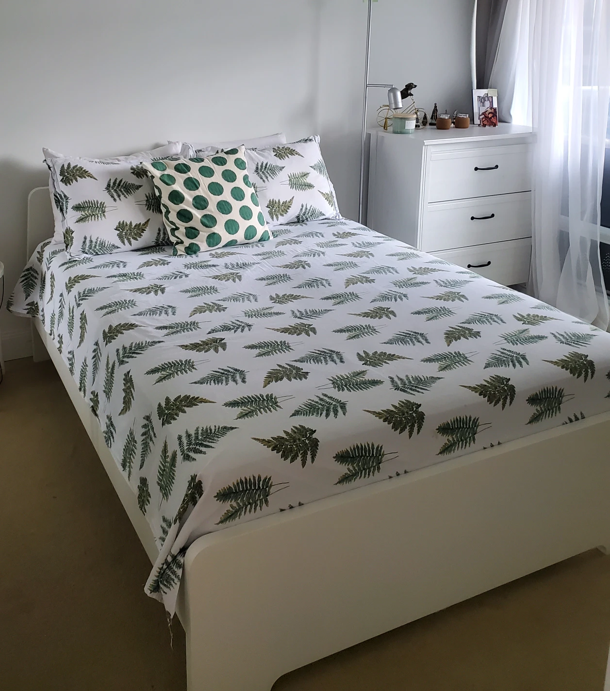 Ikea full bed + matress