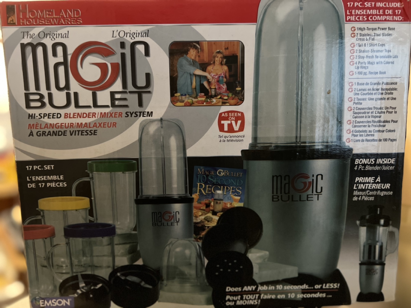 Magic Bullet Blender, Mixer & Processor In-One (17-Piece Set) thumbnail
