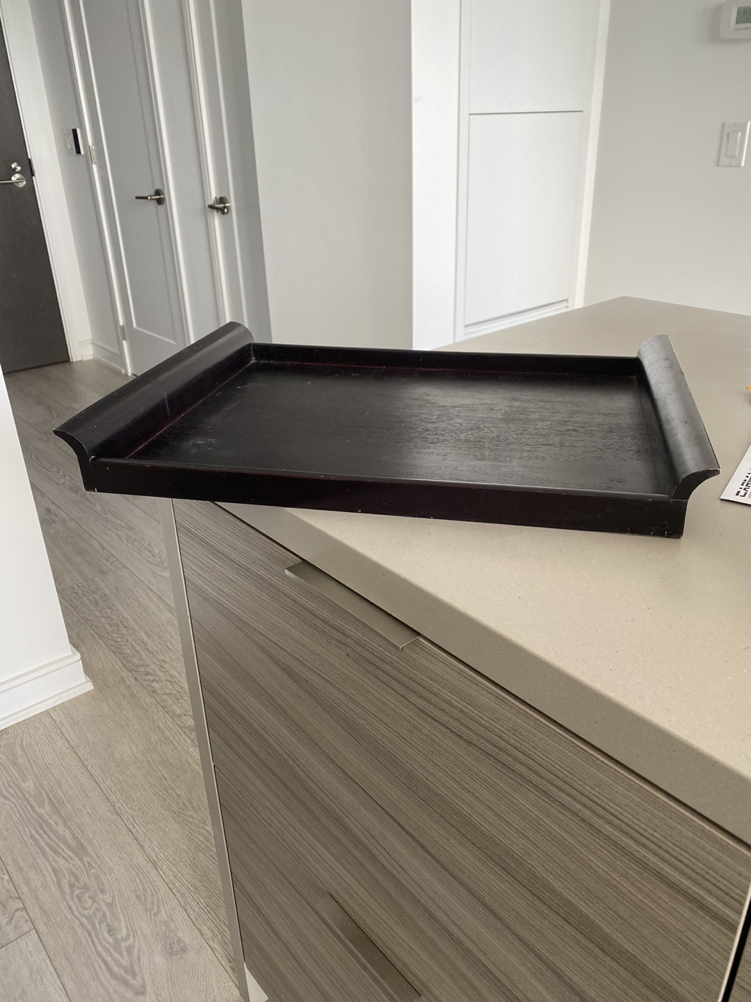 Wood tray