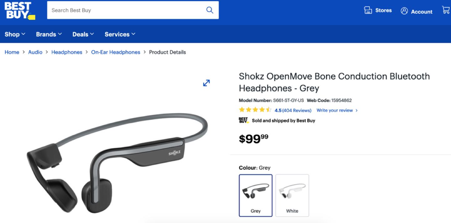Bone conduction bluetooth headphones - photo 2