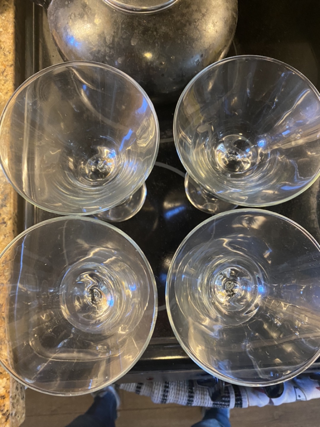 Set of 4 Martini Glasses + Shaker - photo 2