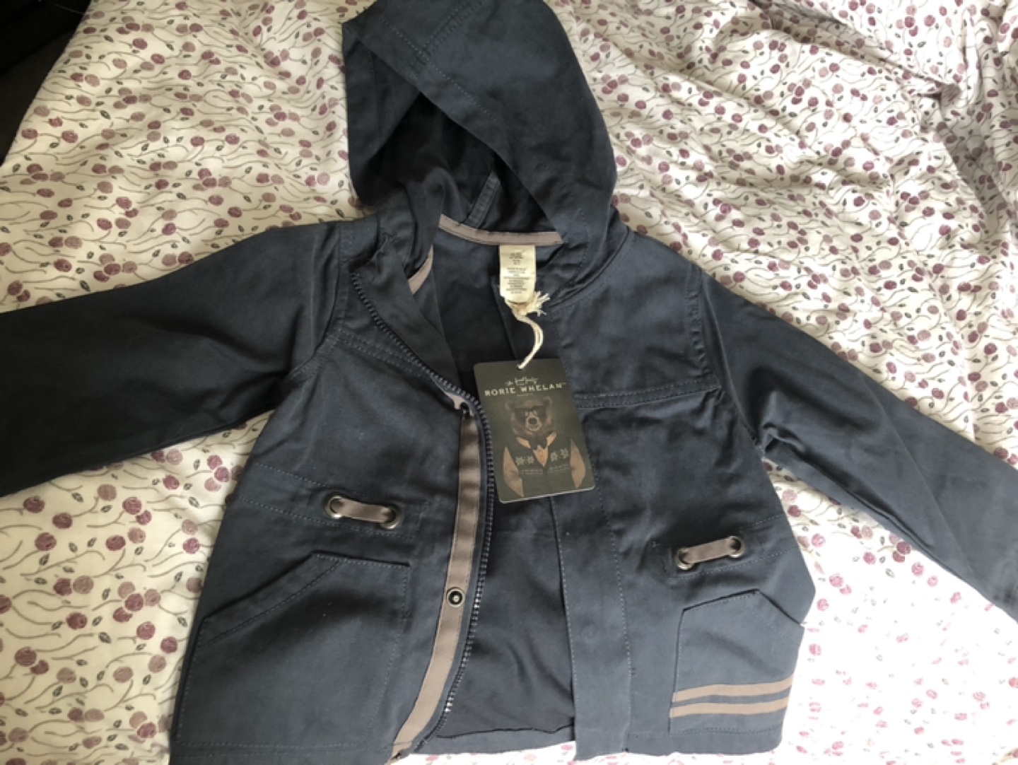 RORIE WHELAN hooded jacket infant 24mth NEW with tags. thumbnail