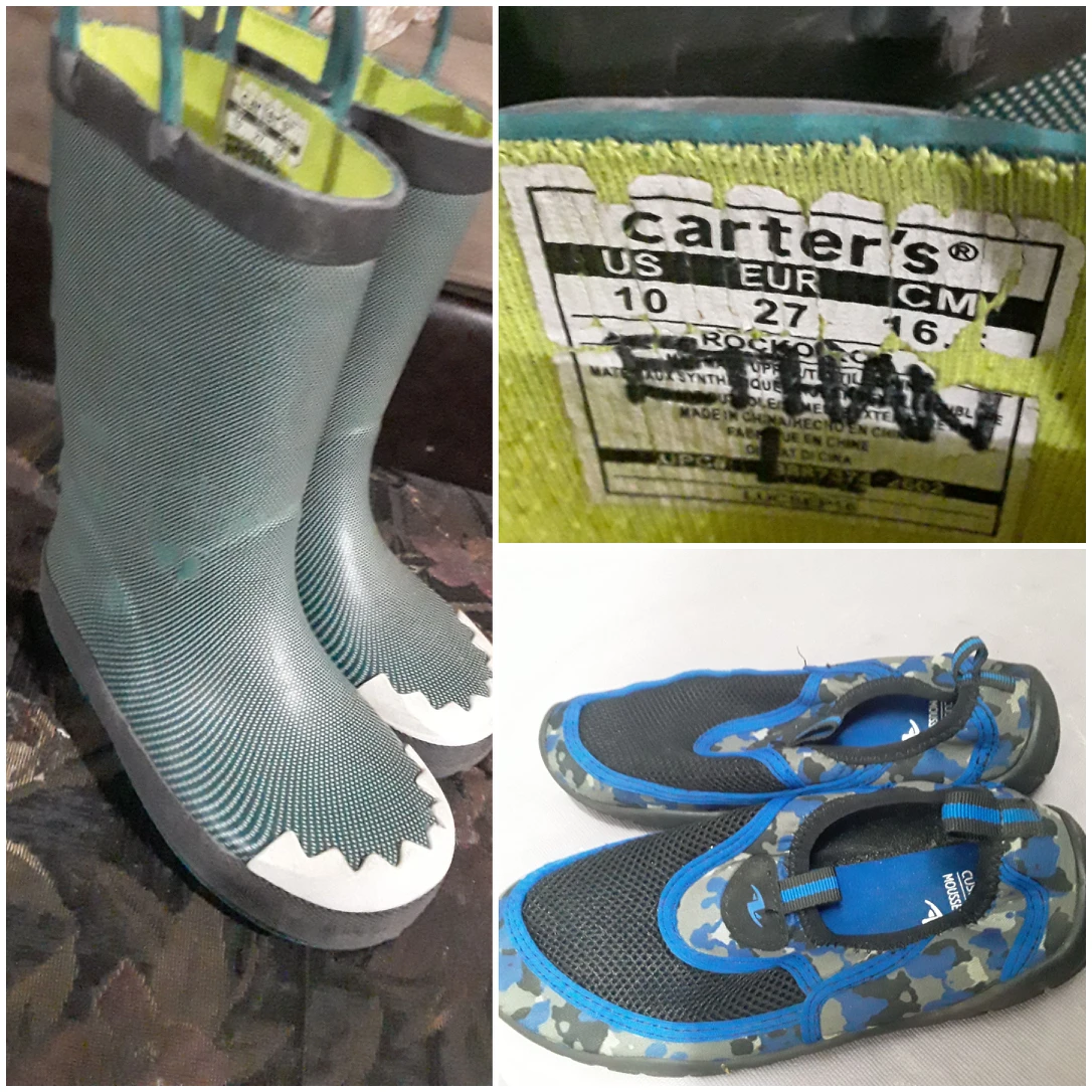 Toddler rainy boots & swimming slippers thumbnail
