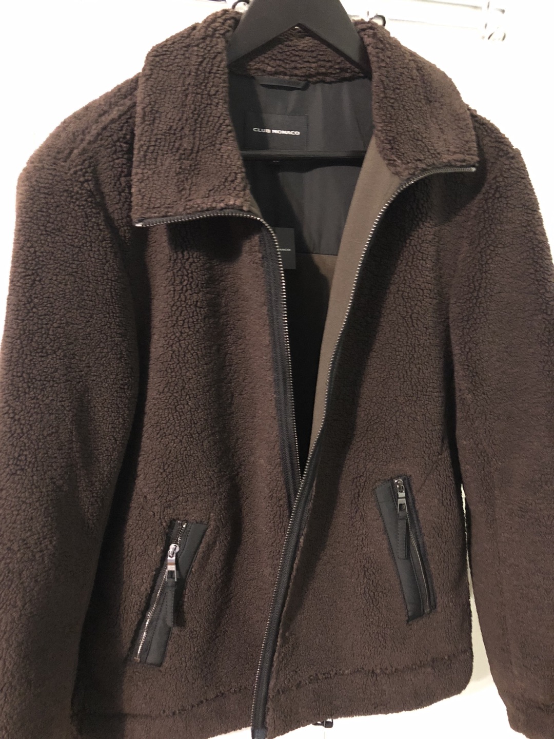 NWT Club Monaco Sherpa Fall Jacket - photo 4