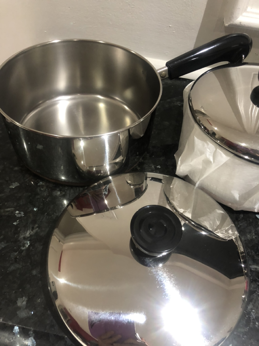 Vintage brand new pots.
