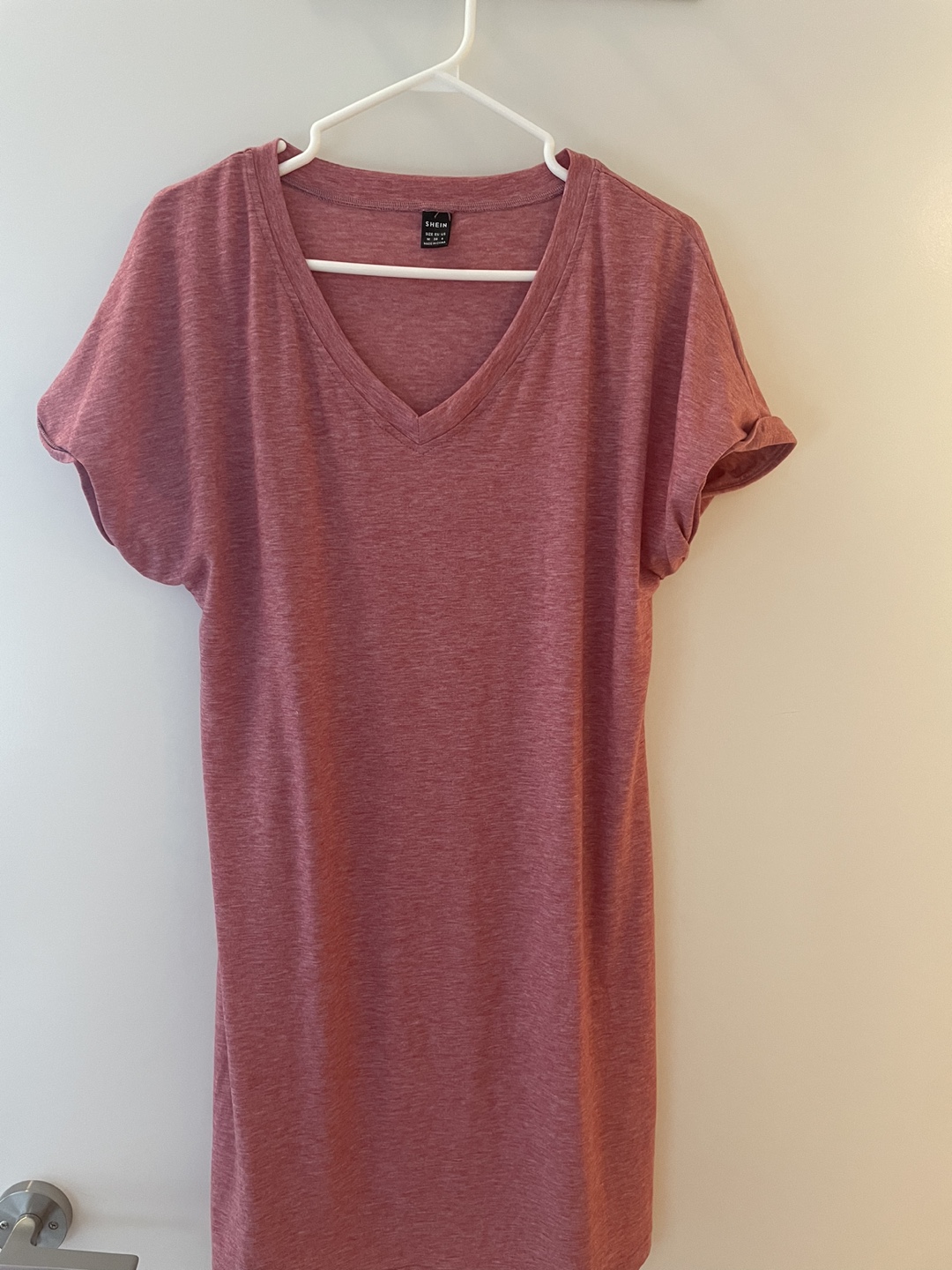 Pink T-shirt Dress