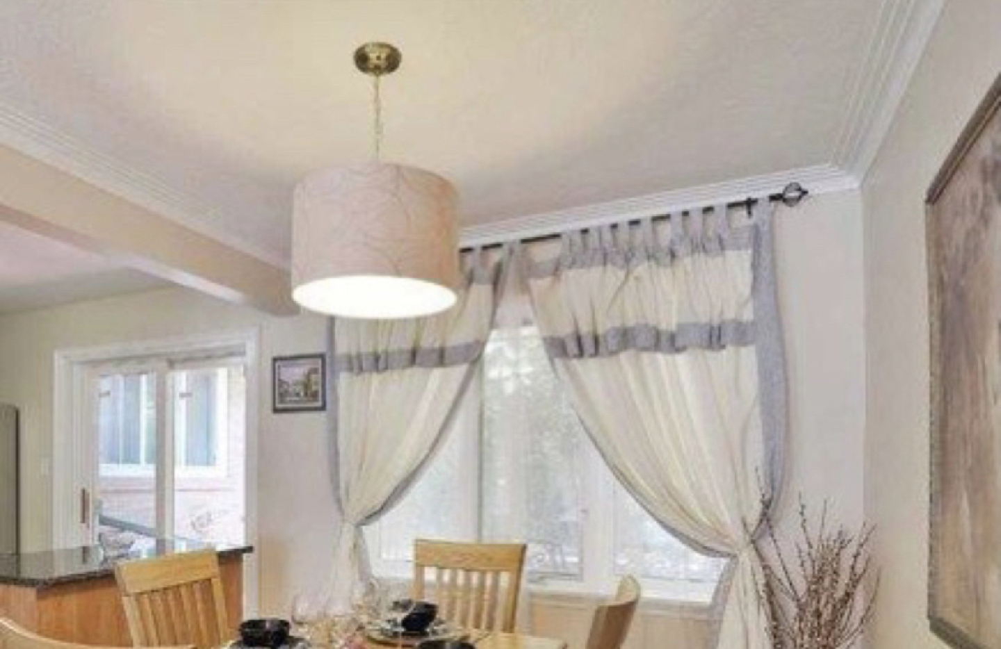 Pendant Light with Shade 18” Diameter X 11” Height - photo 2