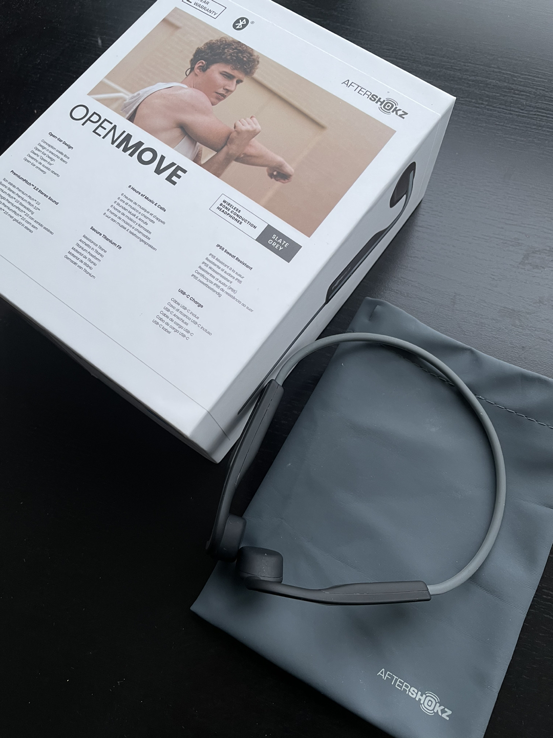 Bone conduction bluetooth headphones