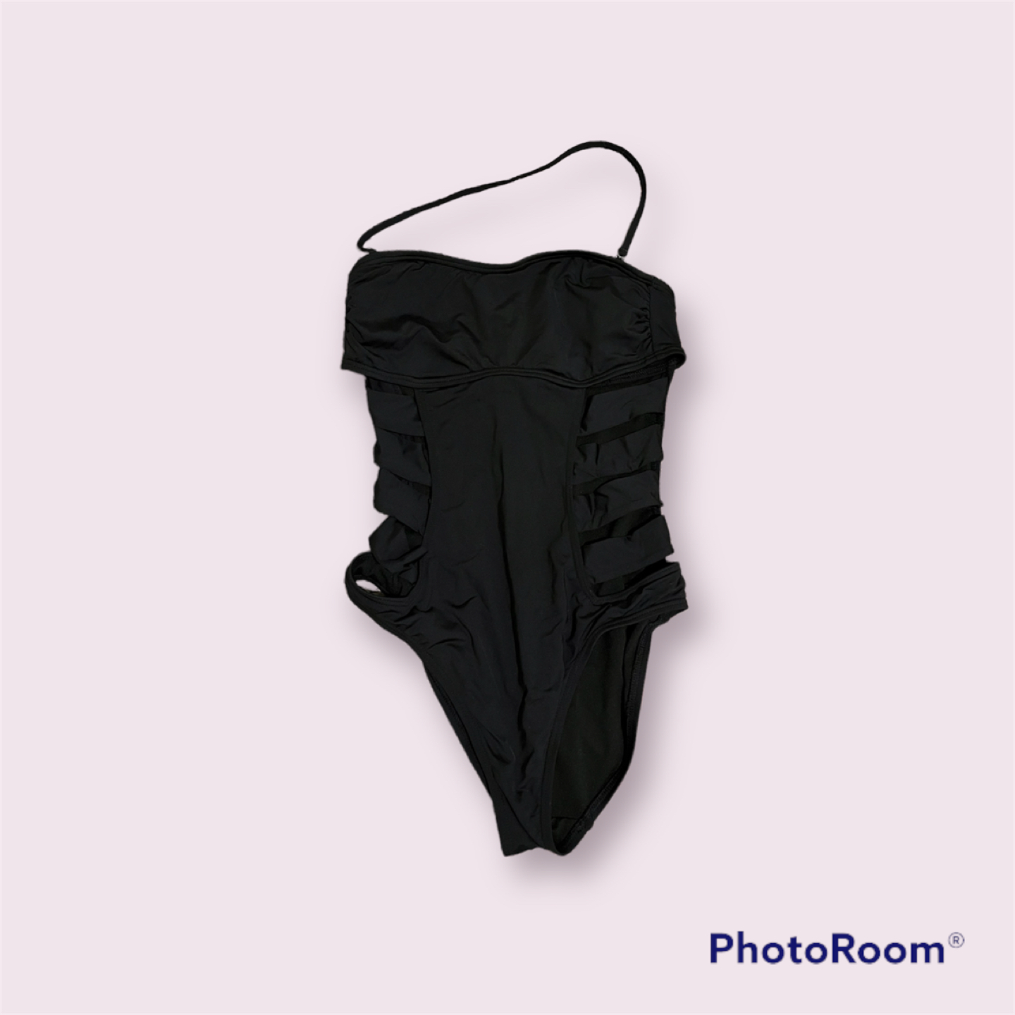 Small -Kenneth Cole- Black One Piece Bathing Suit thumbnail