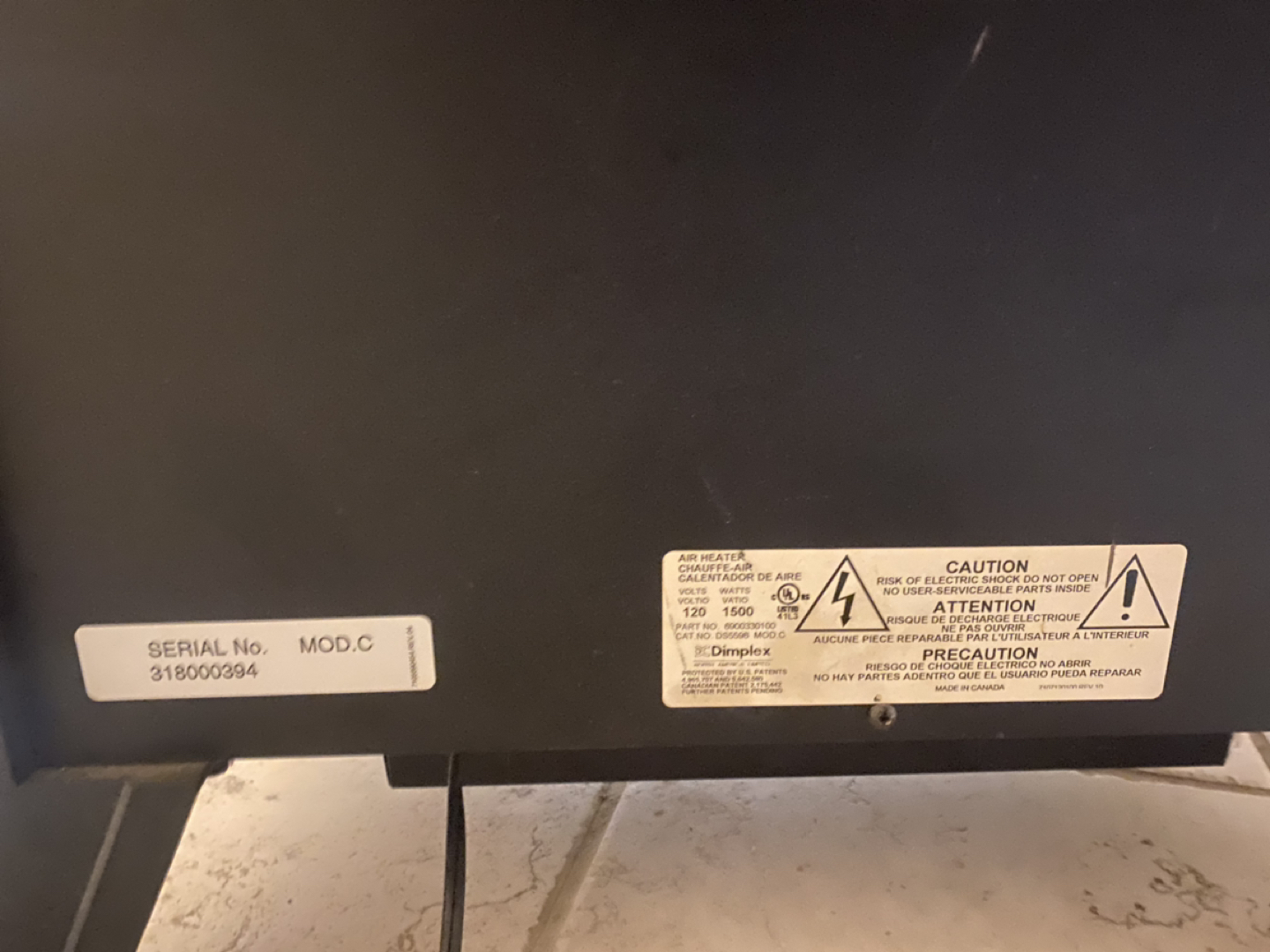 Dimplex heater - photo 2