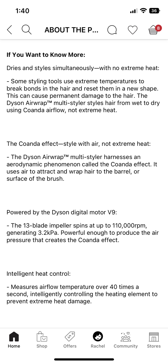 Dyson Airwrap Multi Styler - Complete - Like new - used once image indicator(10)