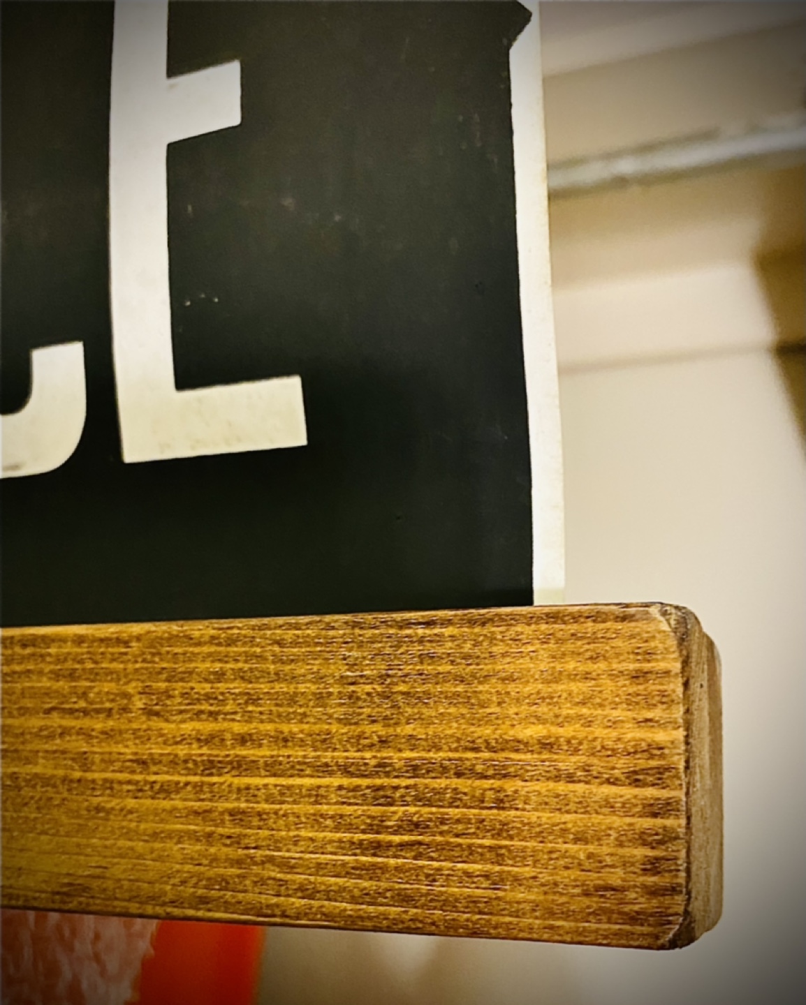 Vintage Authentic Original TTC Bus Scroll repurposed wood sign image indicator(3)