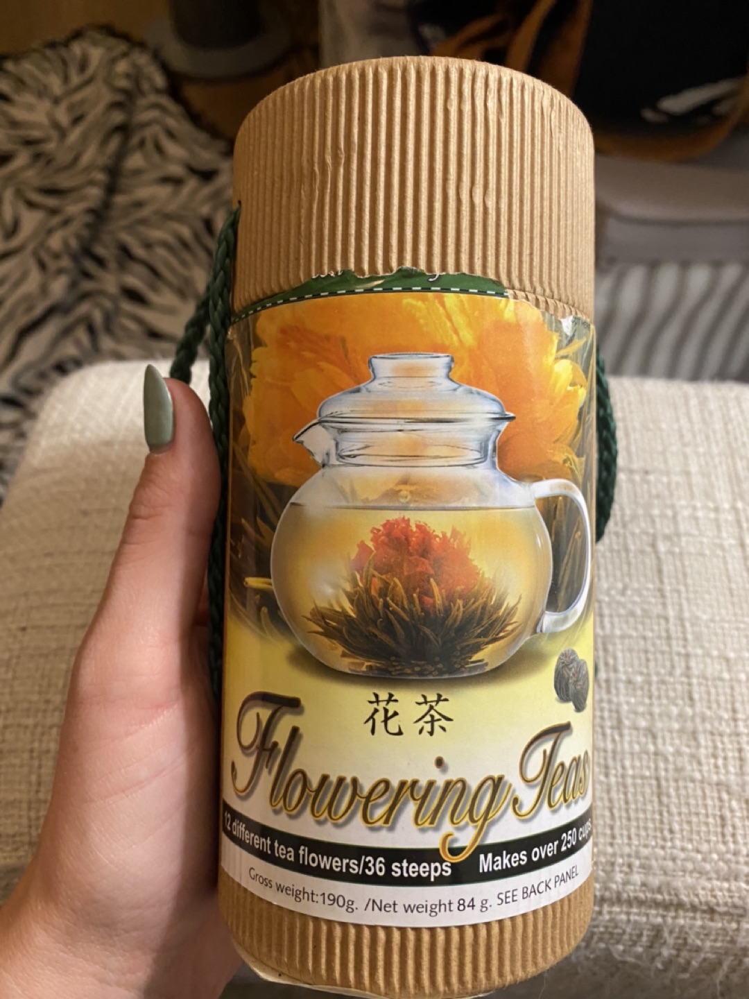 Glass Tea Pot + Pack of Flowering Teas - photo 3