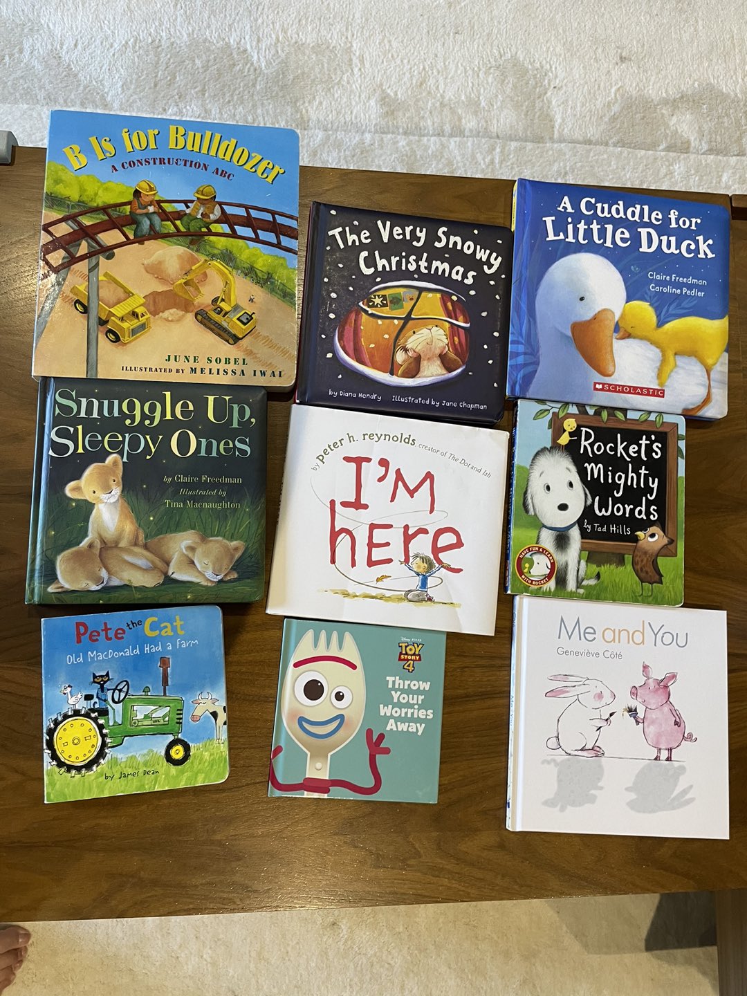 Lot of toddler books