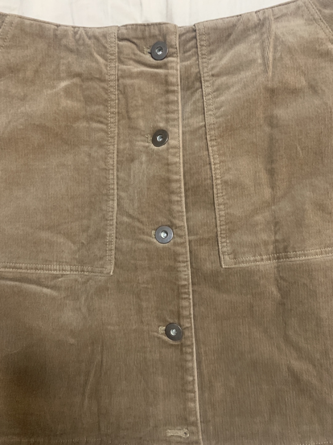 Uniqlo brown mini curduoroy-like skirt size 2 women’a image indicator(4)