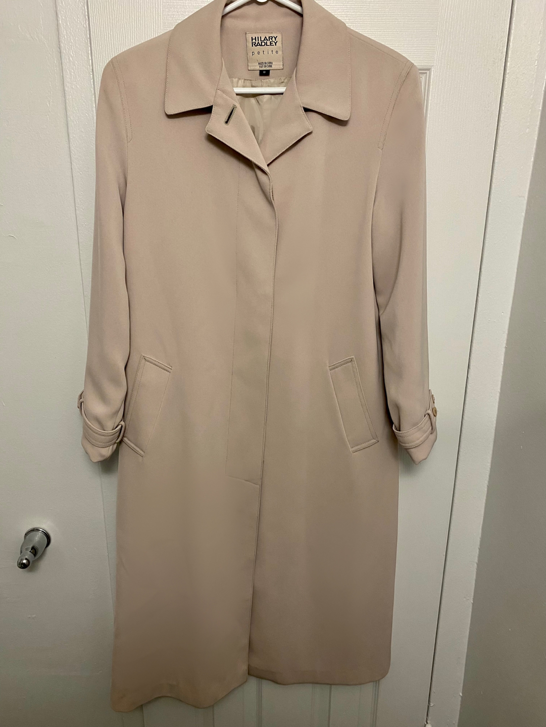 Size 8 Beige Trench Coat image indicator(2)