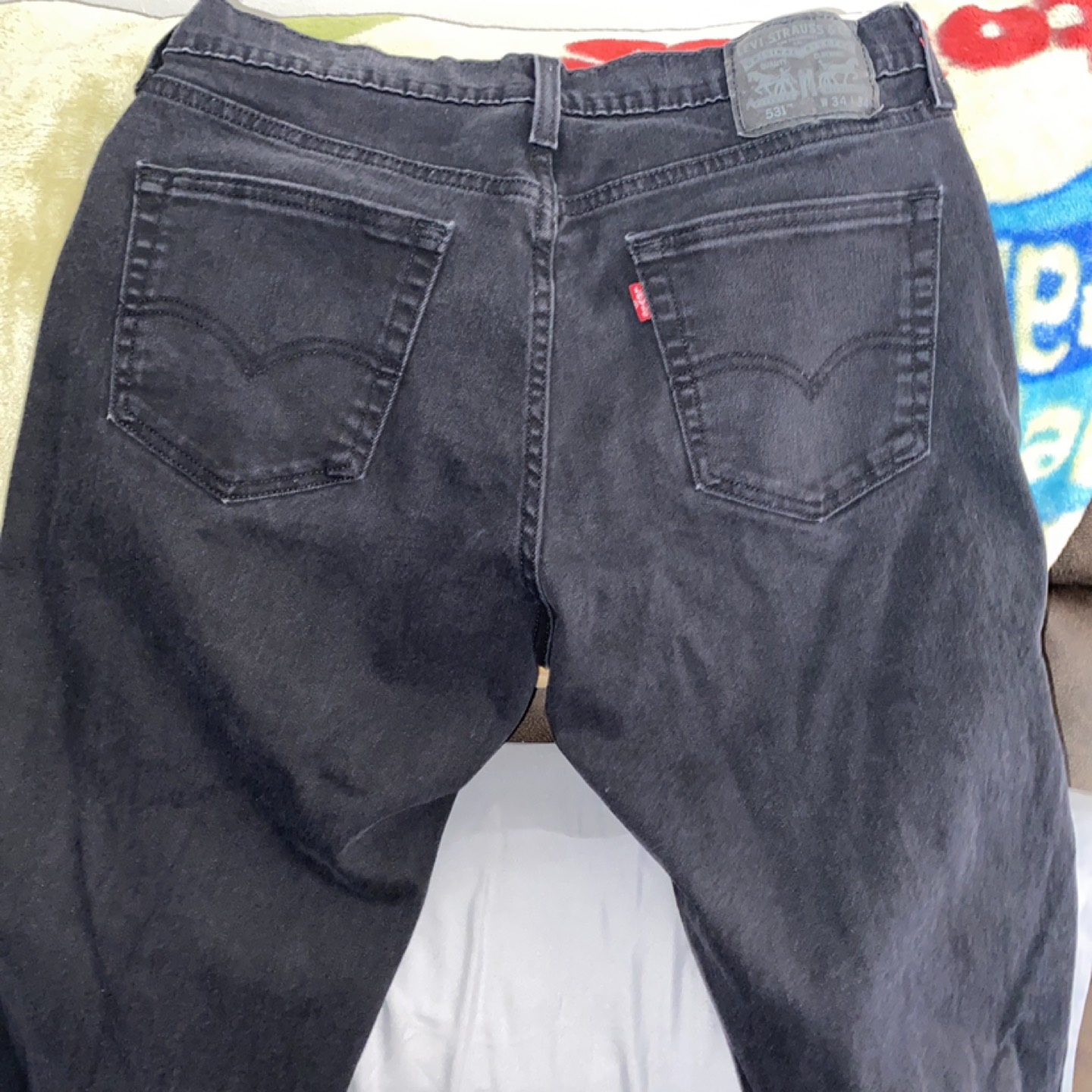Men’s Levi’s 531 Jeans - Black, 34x34 - photo 4