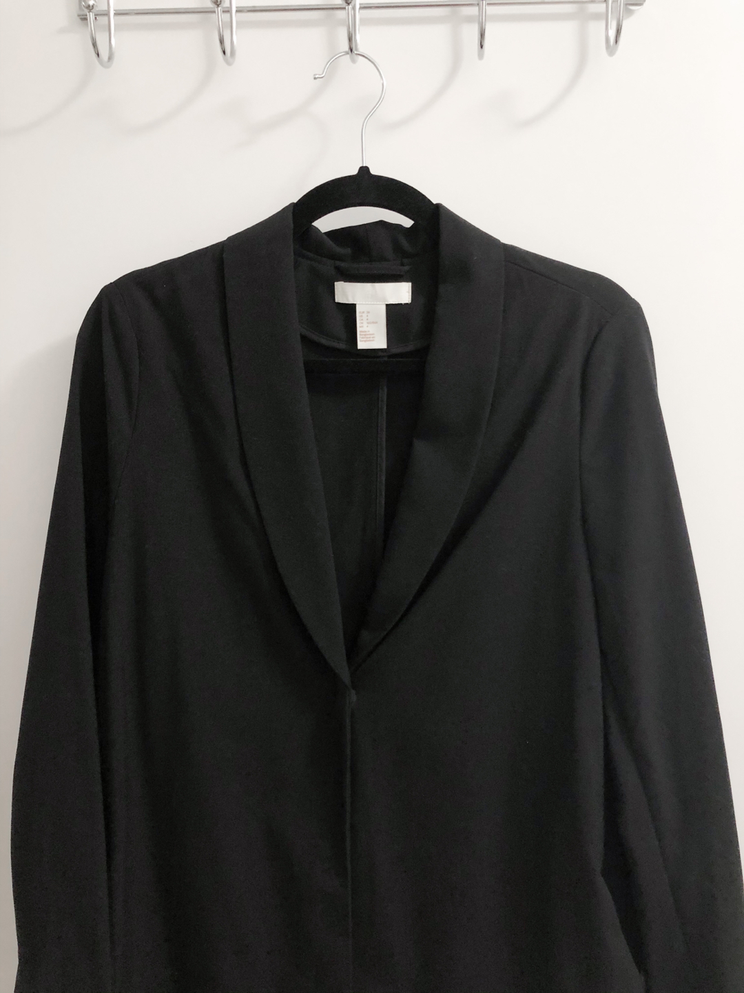 MOVING SALE - H&M Black Outerwear/Long Blazer thumbnail