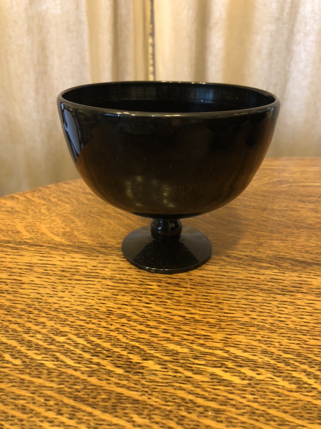 Black Milk Glass Dessert Dishes set of 6 - photo 2
