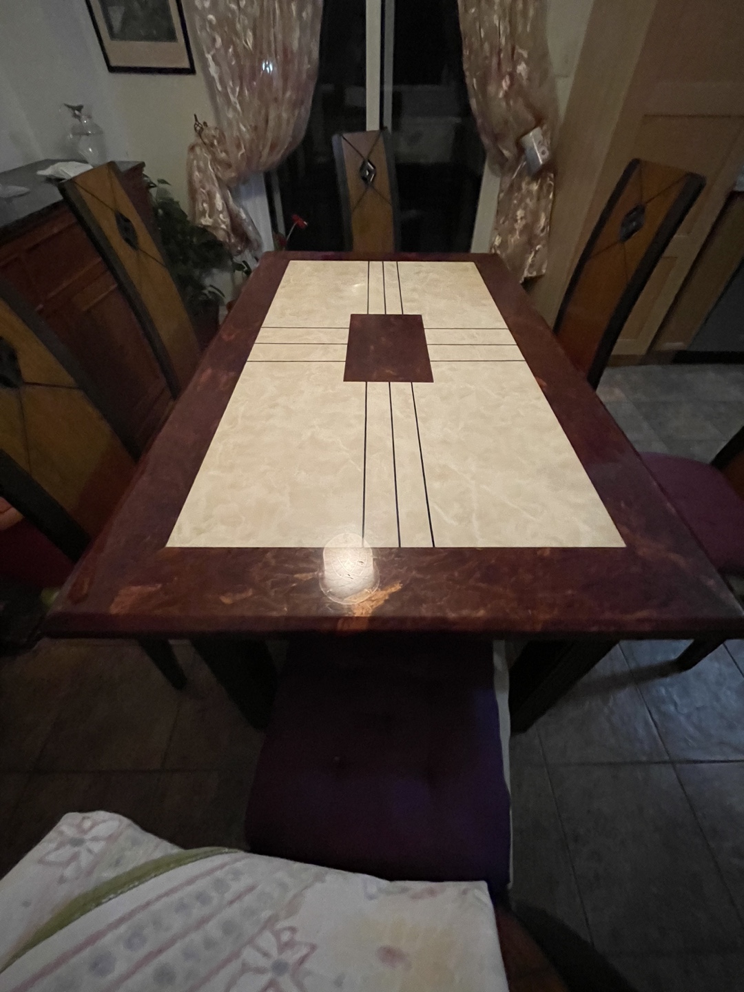 Dining Table and 6 Chairs For Sale