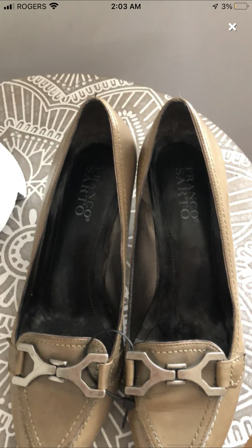 Franco Sarto leather pumps Sz.8 image indicator(5)