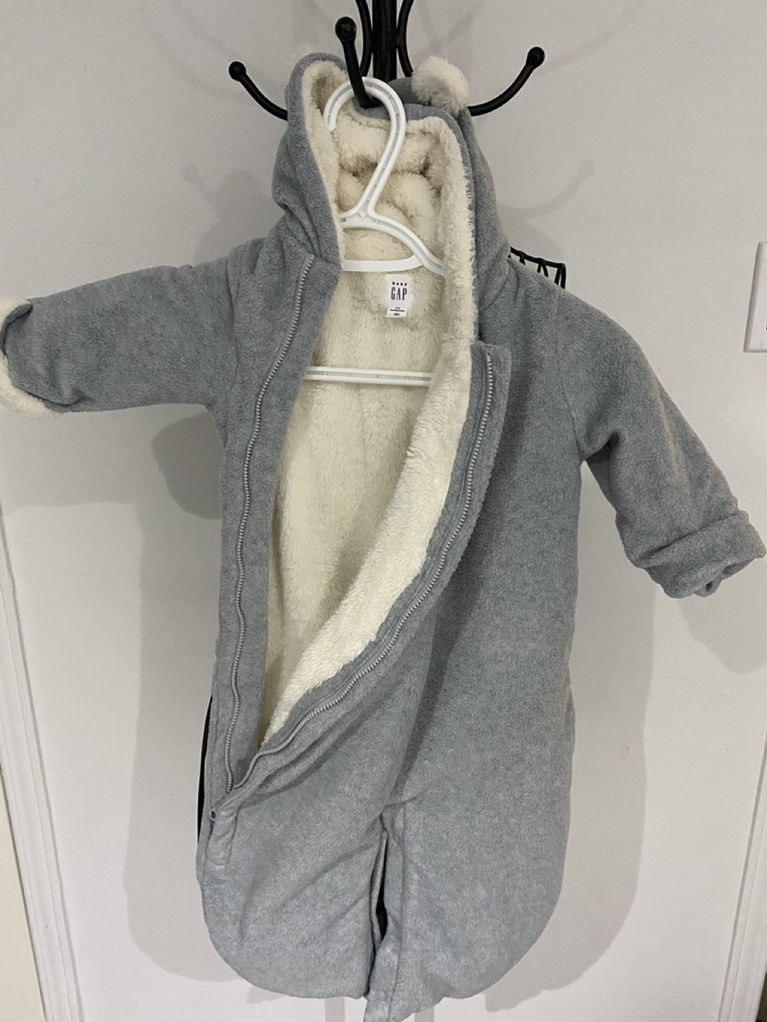 Gap Sherpa 3-6 months bunting suit thumbnail