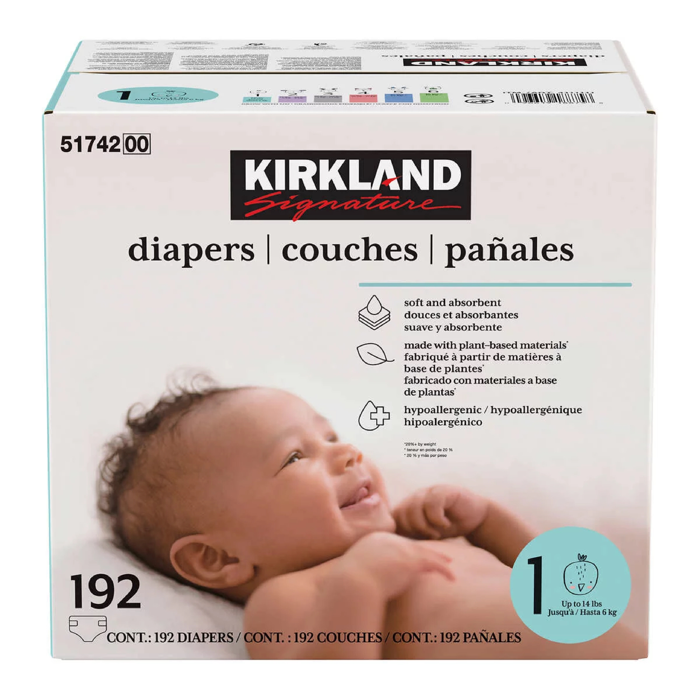 Kirkland Size 1 Diaper thumbnail