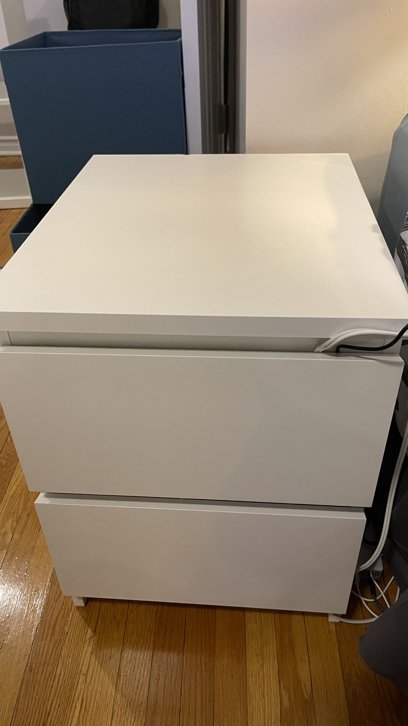 Nightstand with two drawers