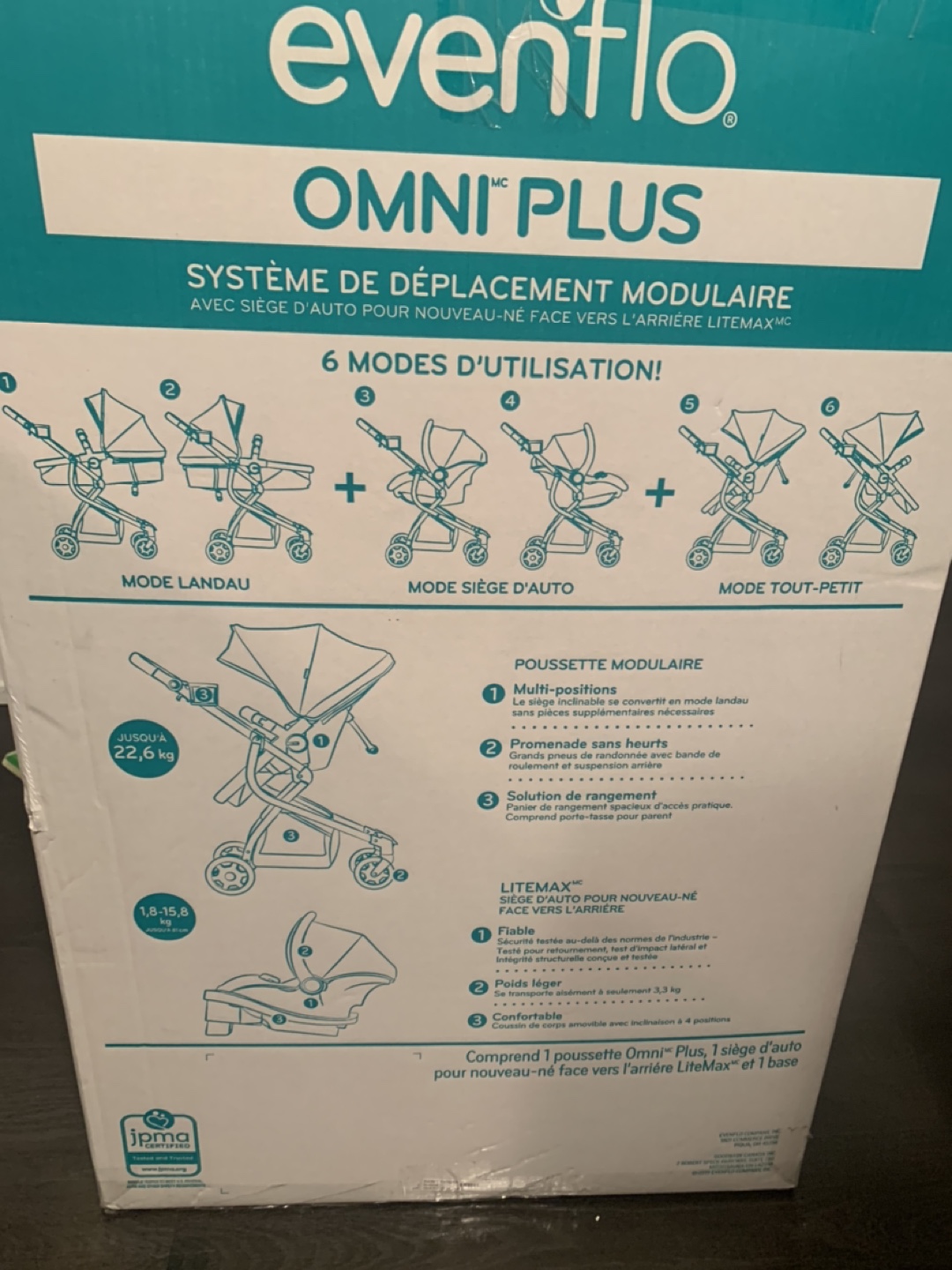 Omni plus stroller and car seat - photo 3