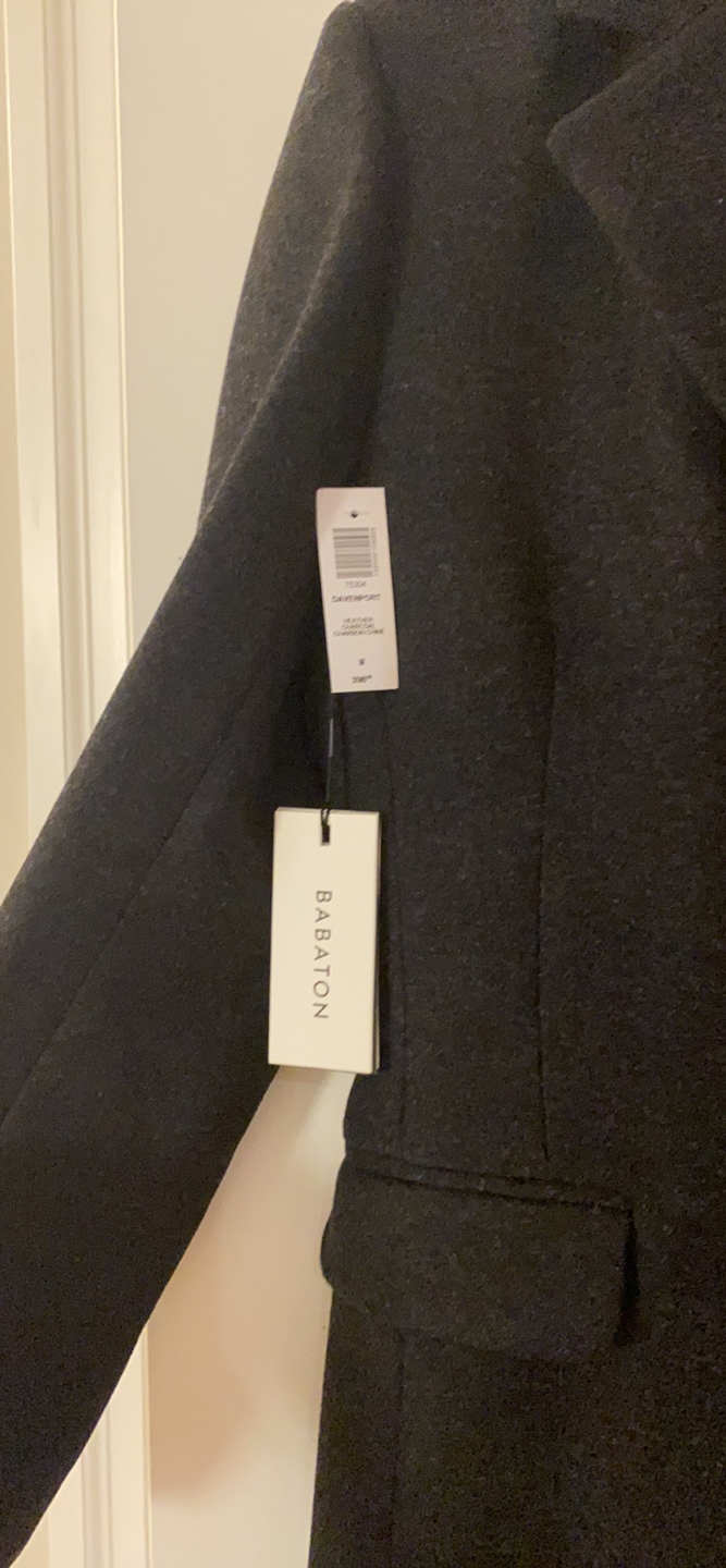 Aritzia Babaton Davenport Wool Coat, grey M - photo 4