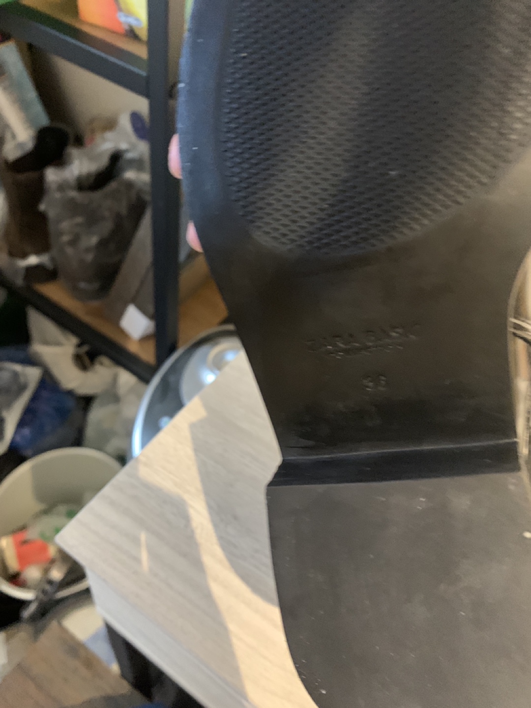 Zara leather pointy black heeled boots/booties Size 36 image indicator(2)