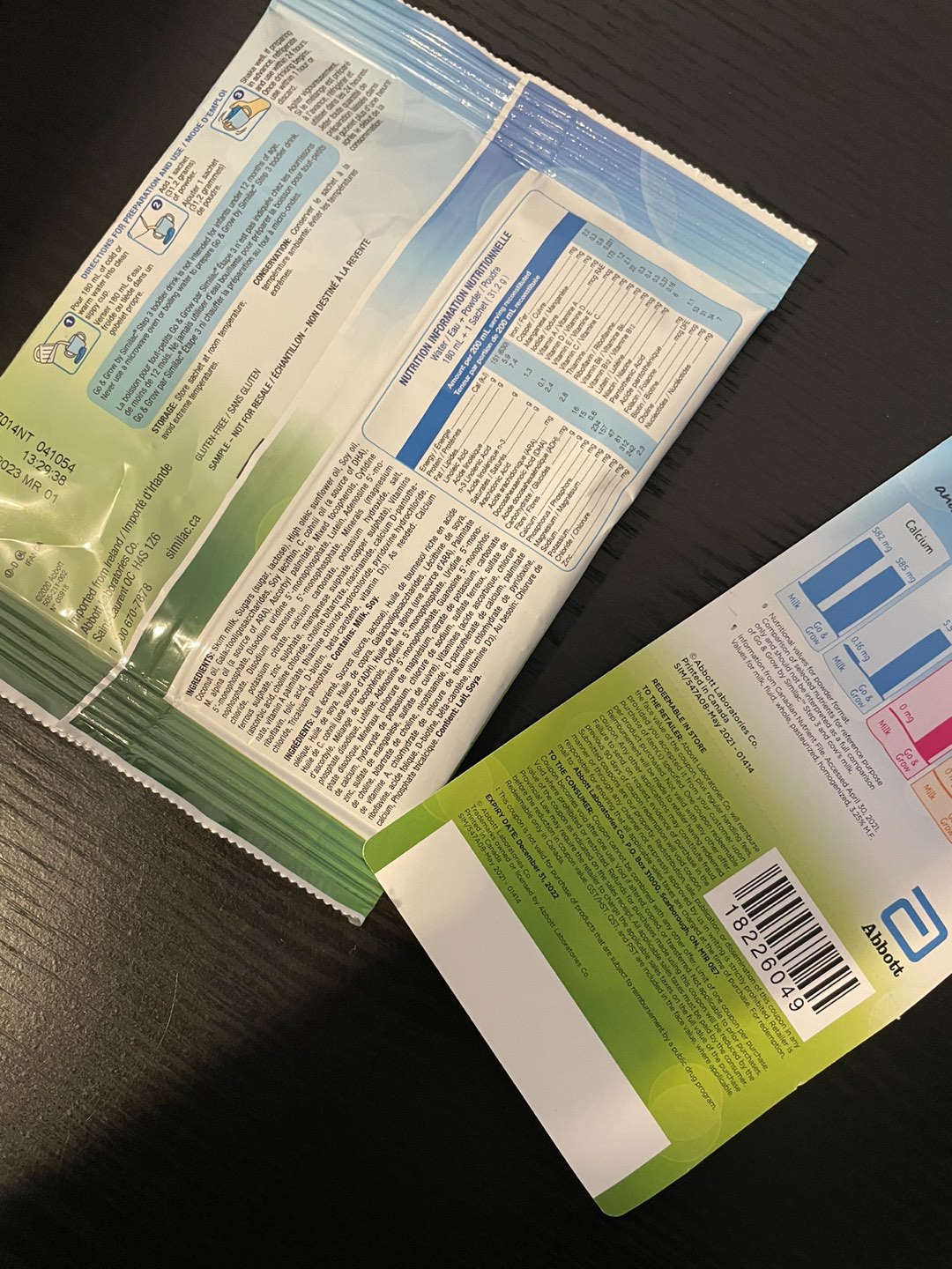 #freecycle formula packet and coupon - photo 2