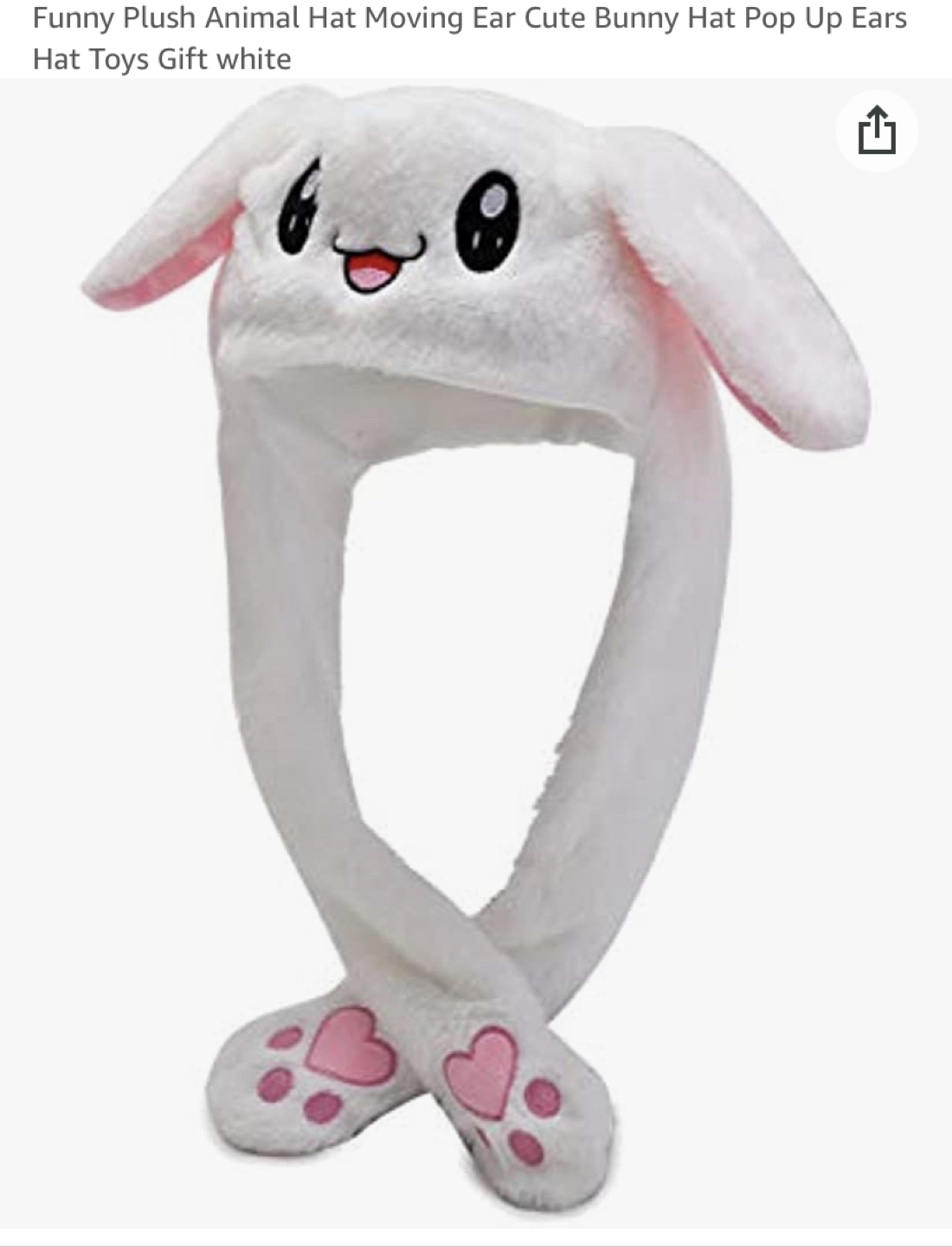 Moving Ear Cute Bunny Hat thumbnail