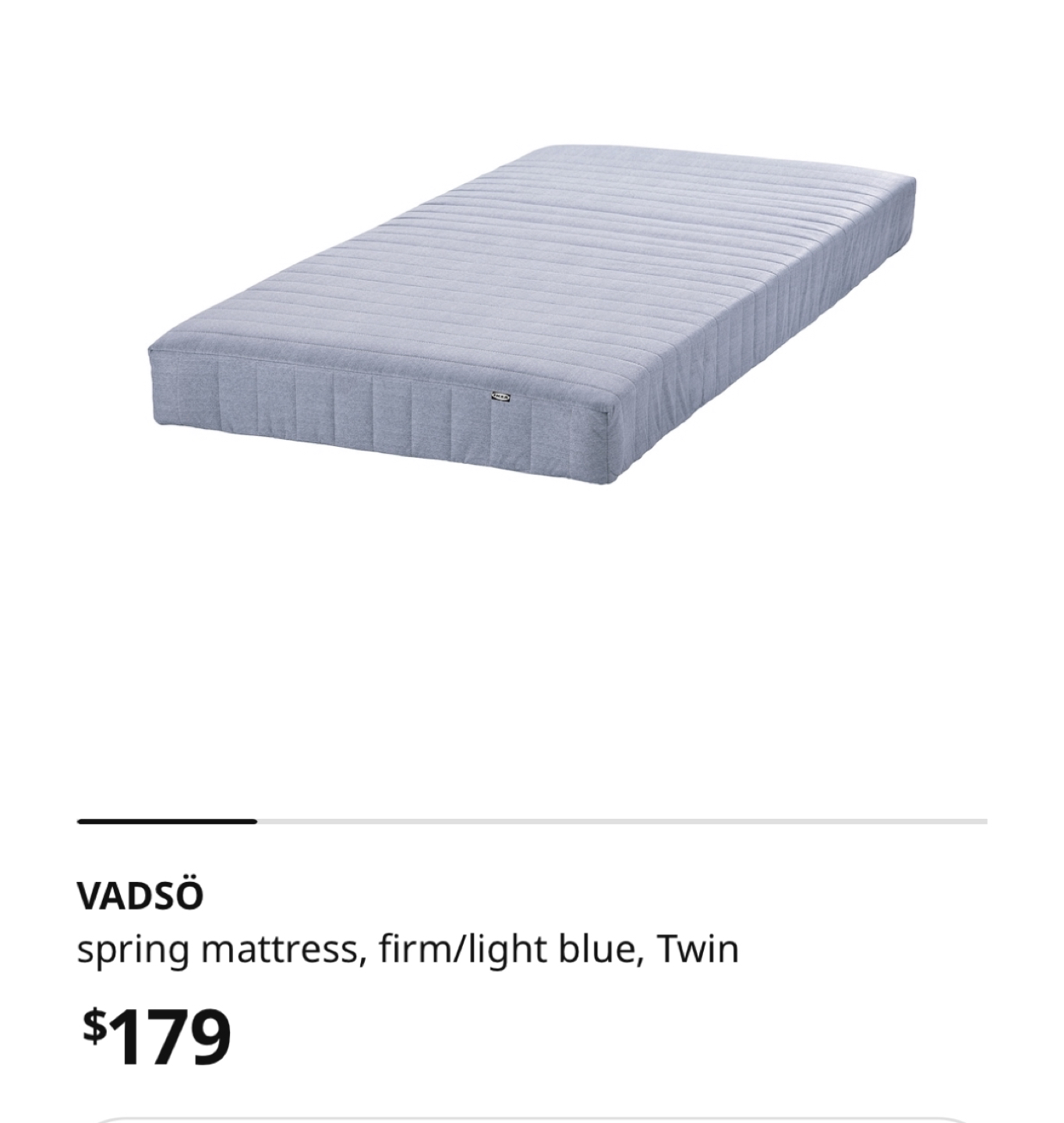 Twin mattress
