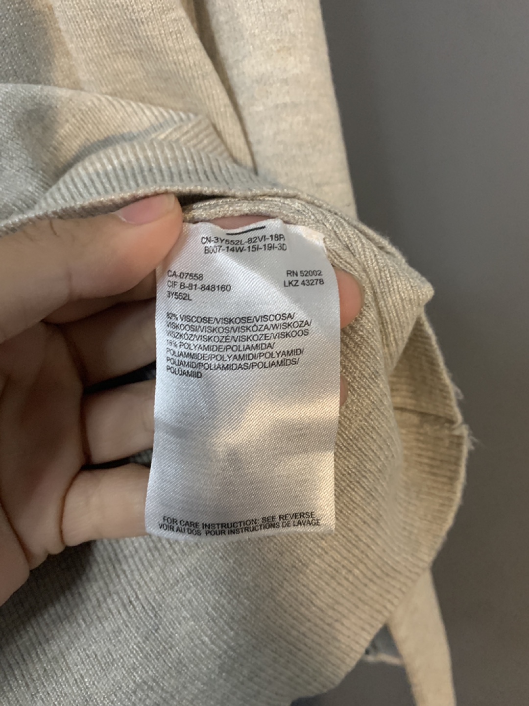 NWOT MEXX Women’s medium beige turtle neck long sleeve image indicator(3)