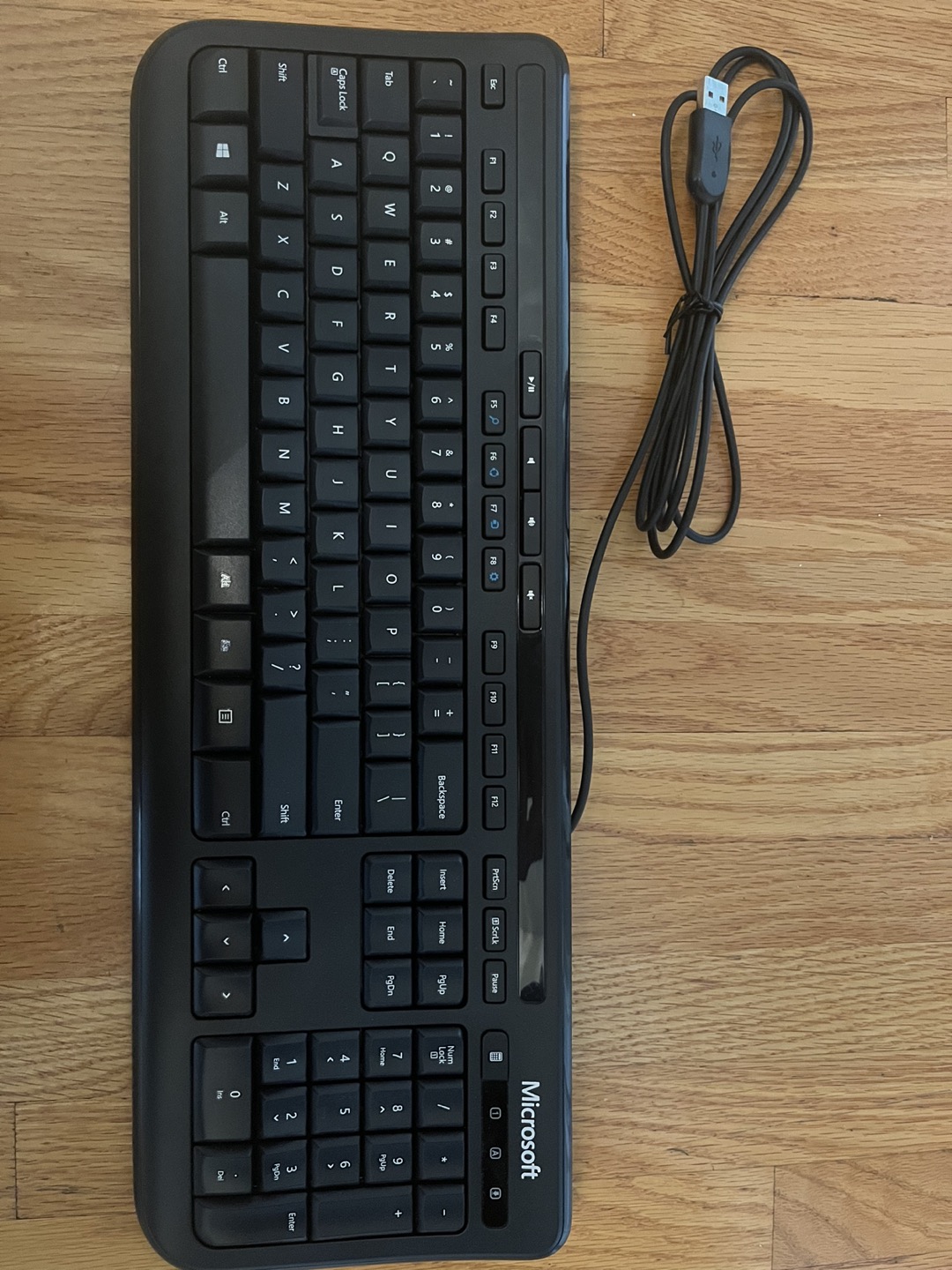 Serving plate and Microsoft keyboard - photo 2