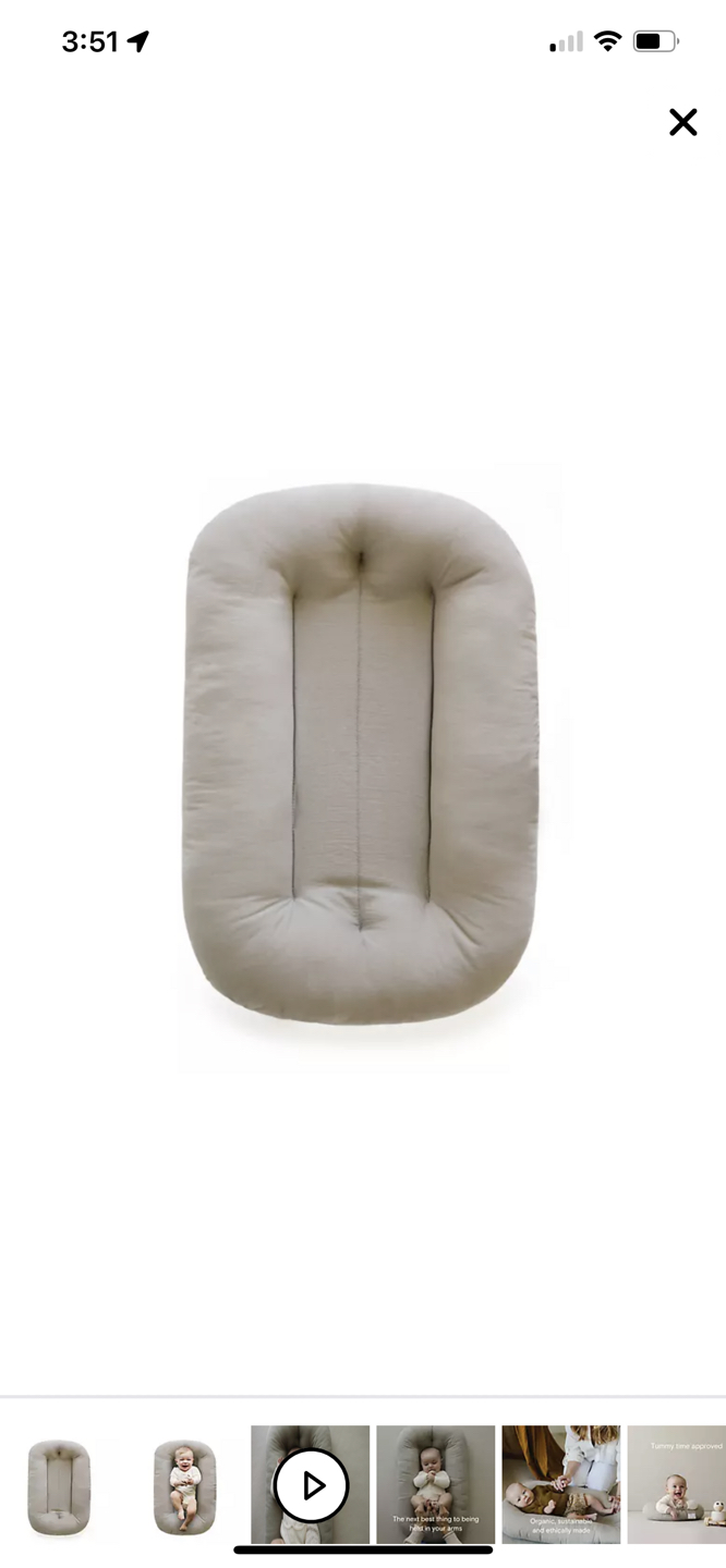 Baby lounge pillow
