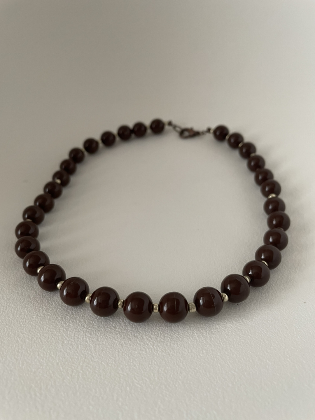 New Brown Beaded Necklace image indicator(3)