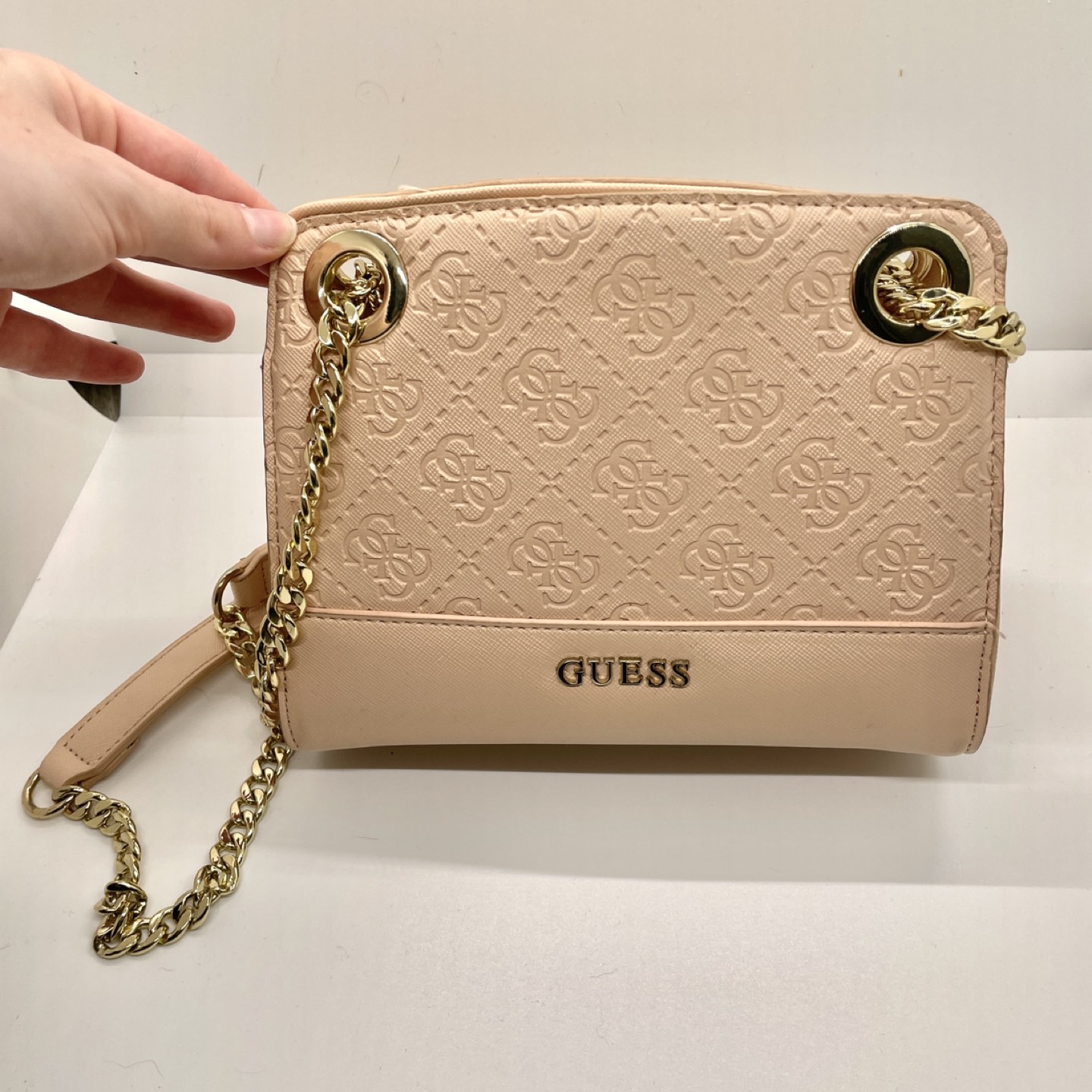 Guess light pink mini bag