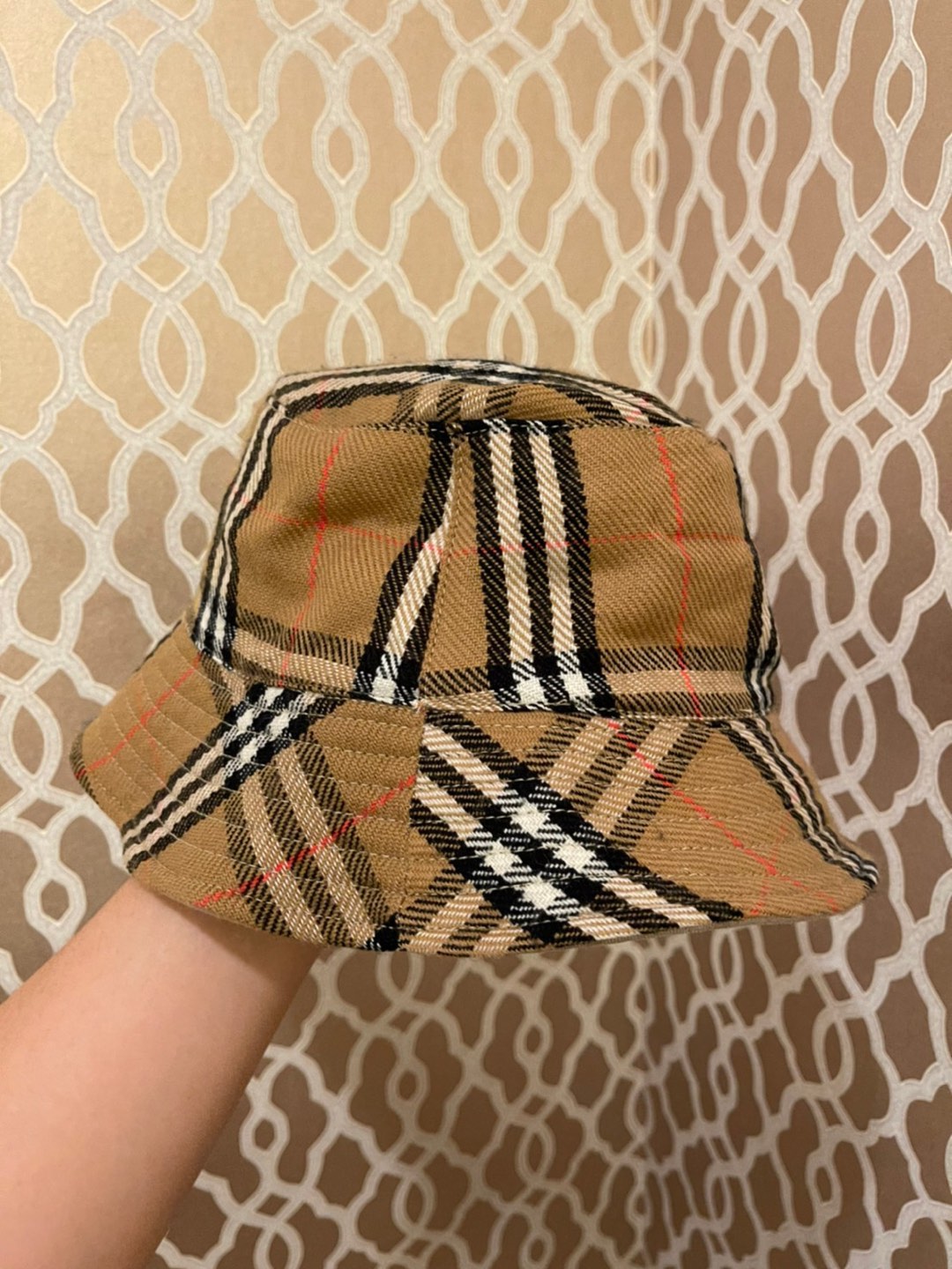 Vintage Burberry reversible bucket hat you can wear it two side thumbnail