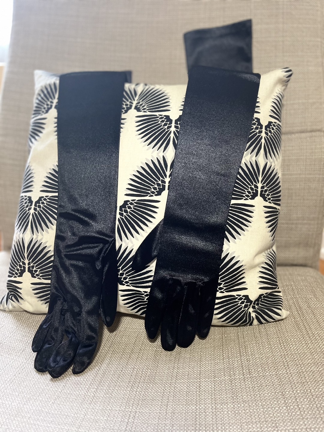Long Satin Gloves - photo 4