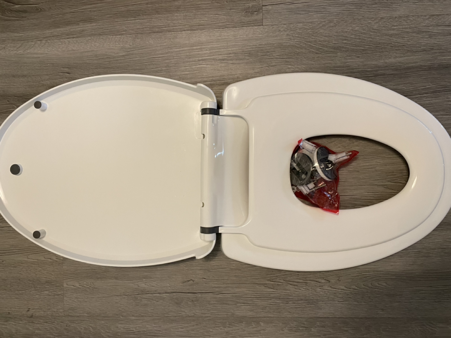Double toilet seat for kids and adults