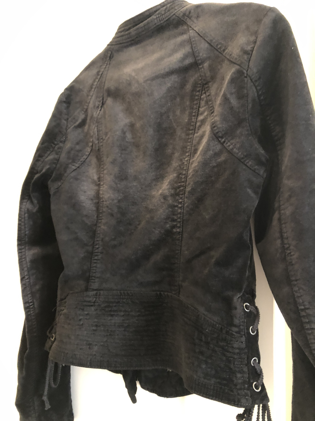 Faux suede woman’s jacket image indicator(4)