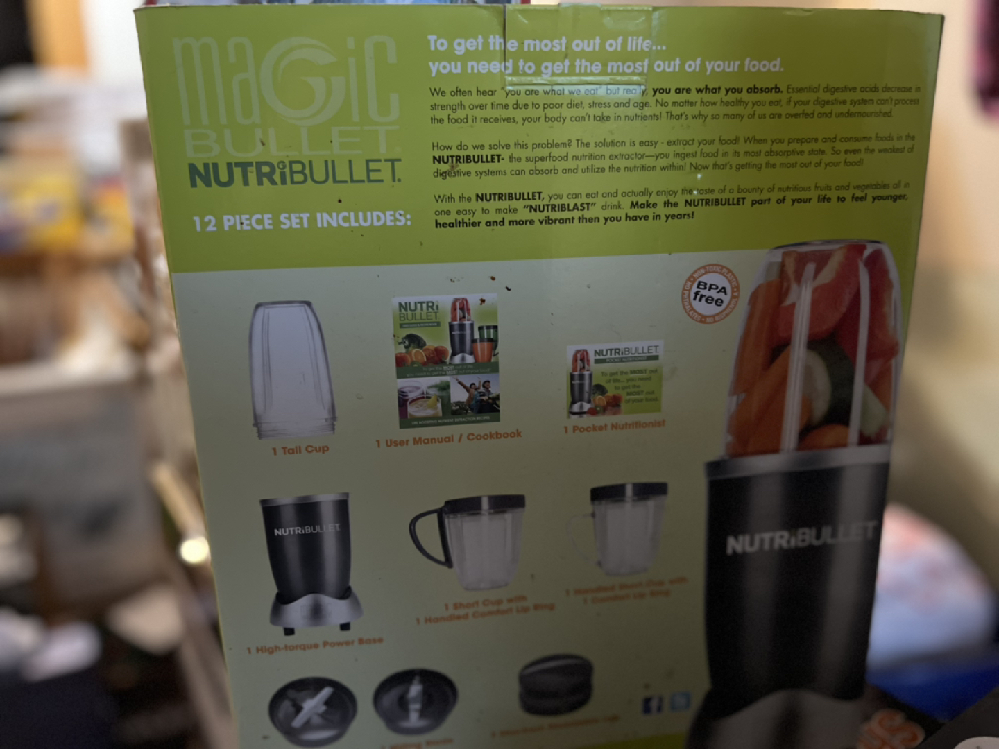 NutriBullet 12-piece Nutrition Extractor - photo 2