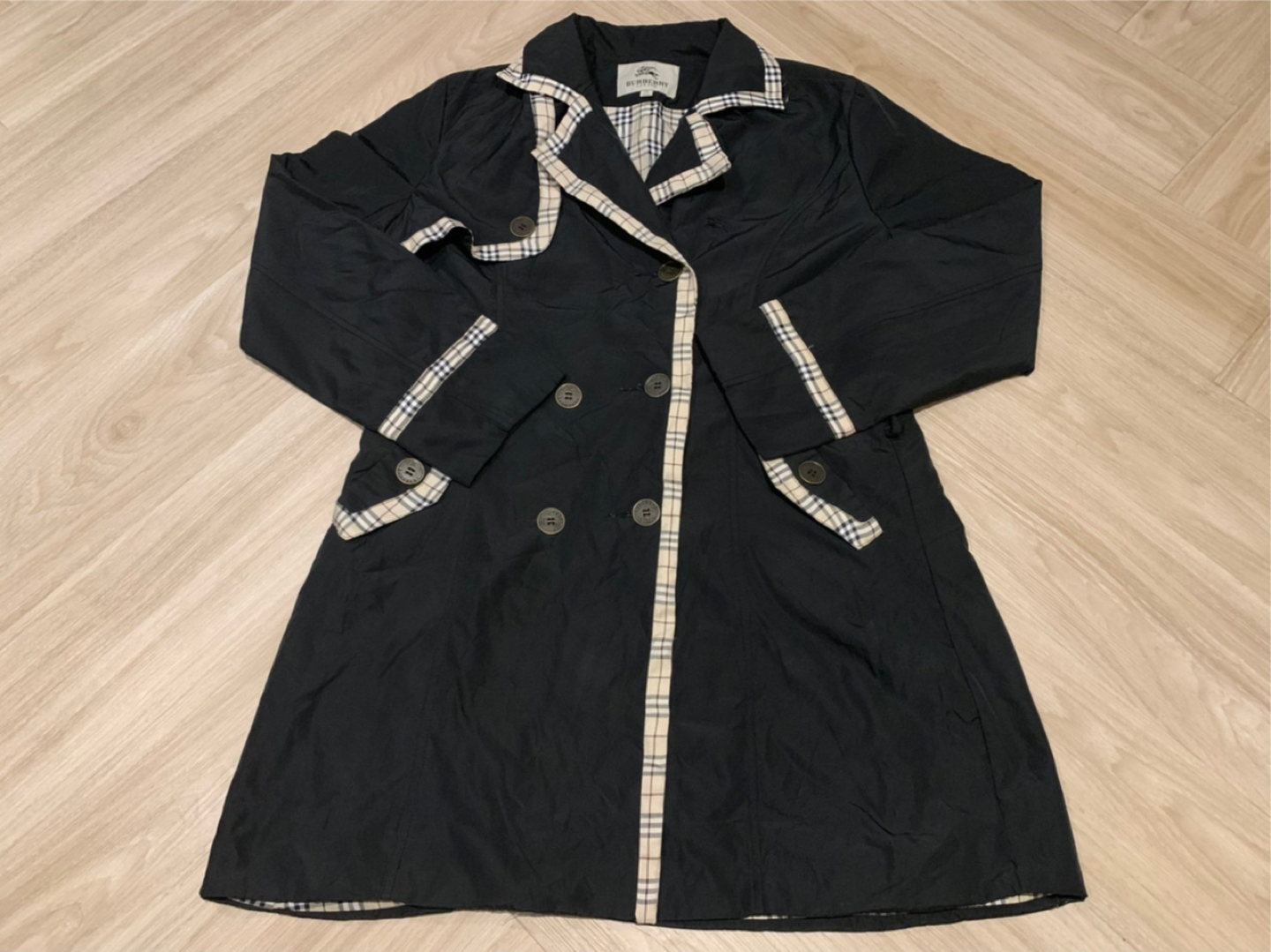 Vintage burberry novacheck coat thumbnail